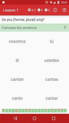 Spanish. Lesson 1 android App screenshot 3